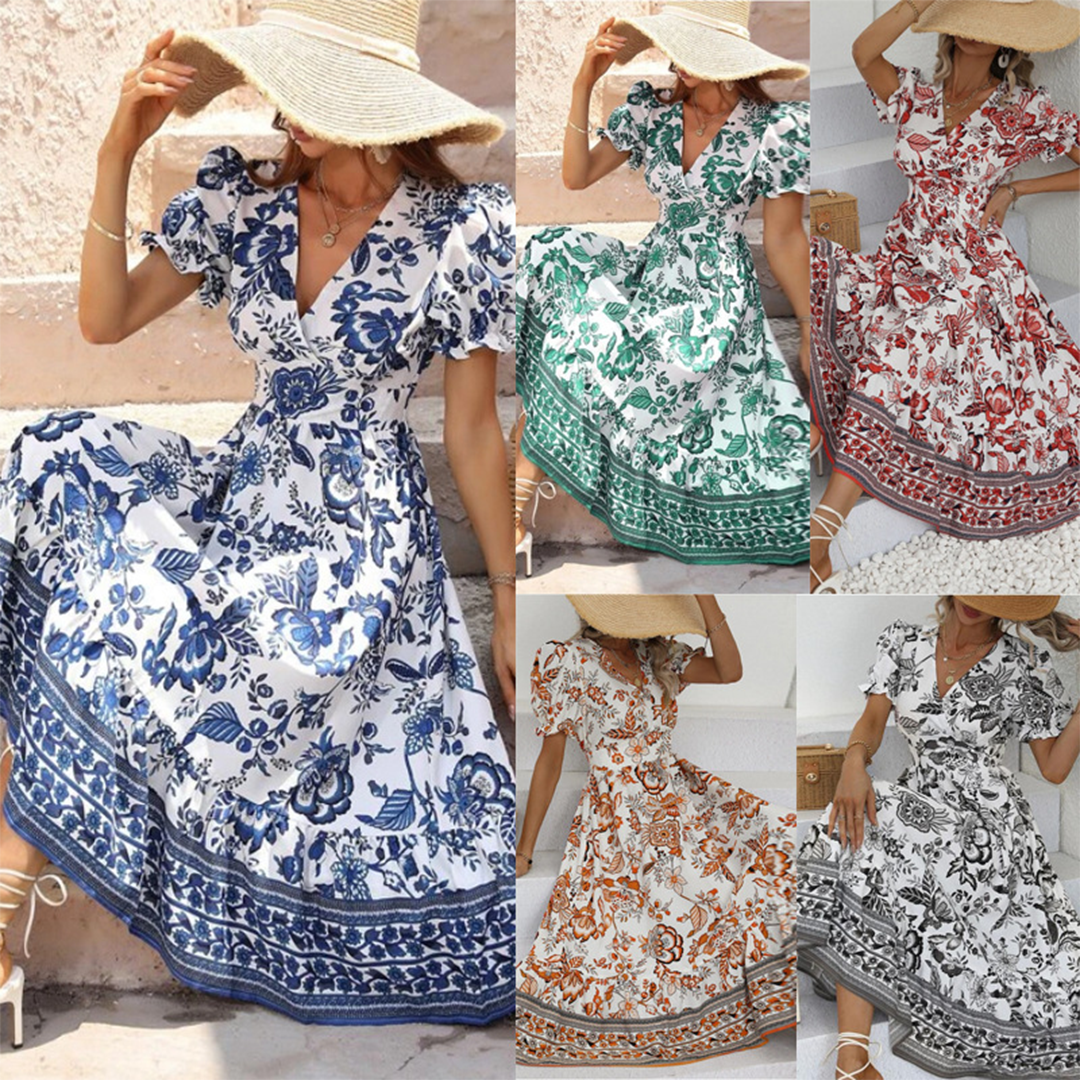 Adella - Florales Serenity Kleid