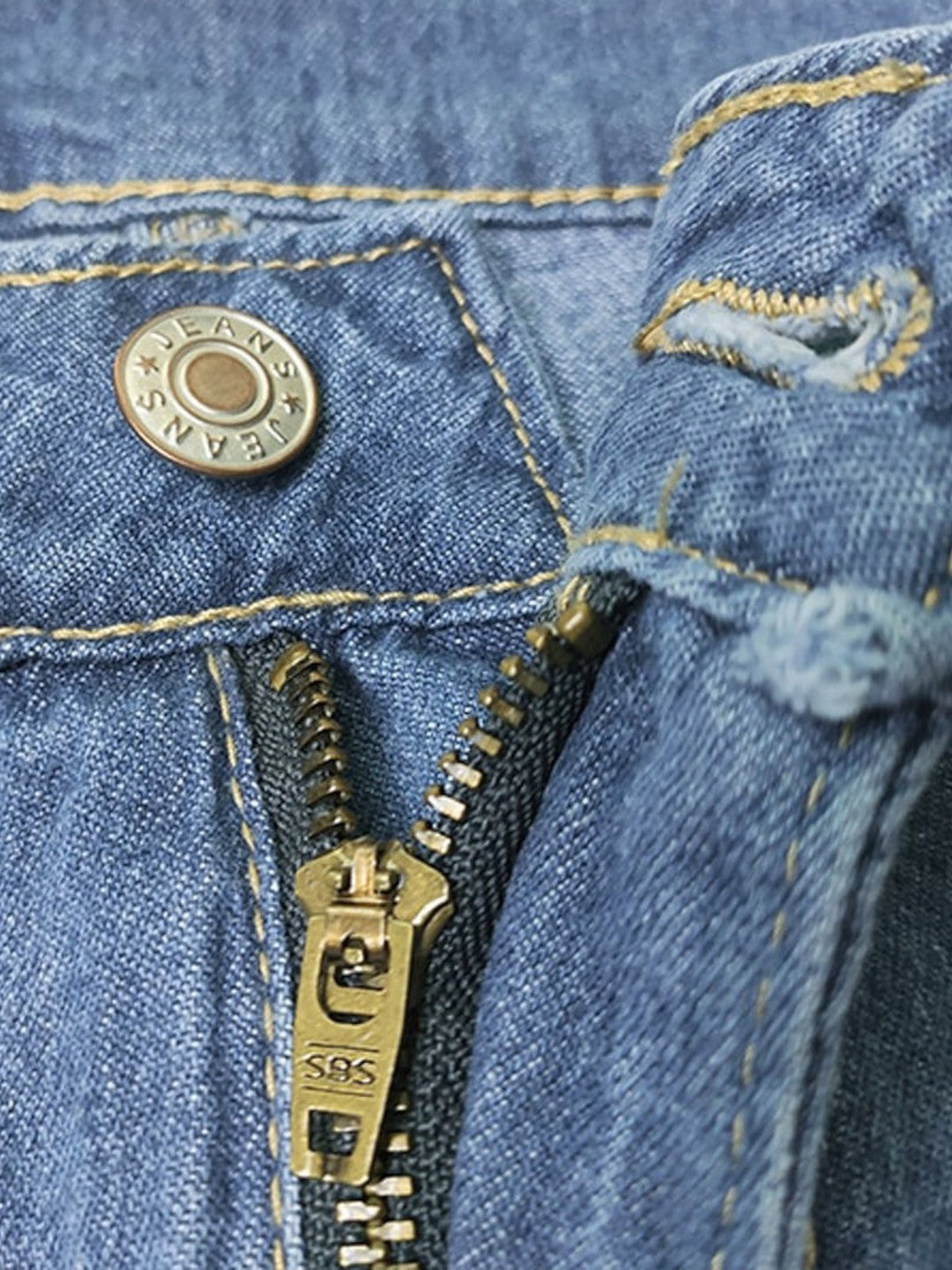 Renate - Denim-Jeans mit hoher Taille
