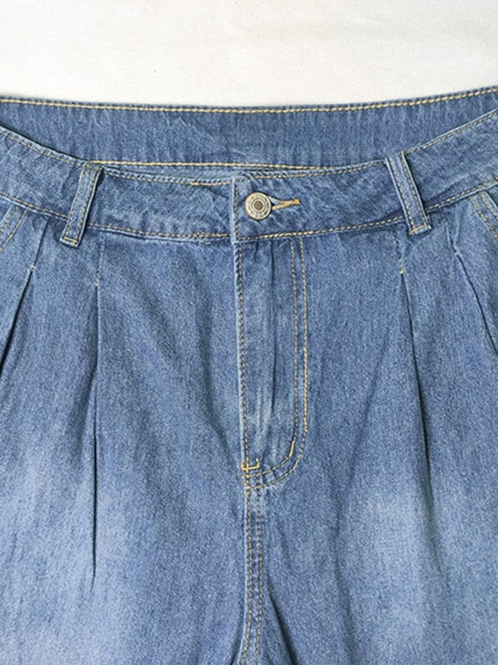 Renate - Denim-Jeans mit hoher Taille