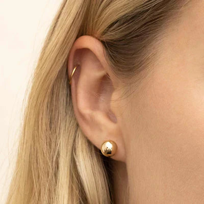 Soravelle | Runde Ohrringe 18K Gold