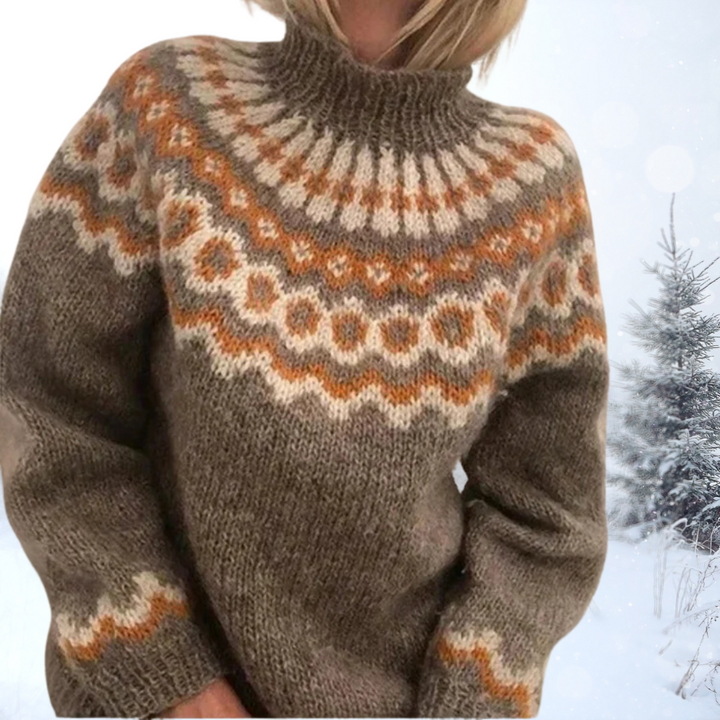Regina – Bunter Weicher Pullover