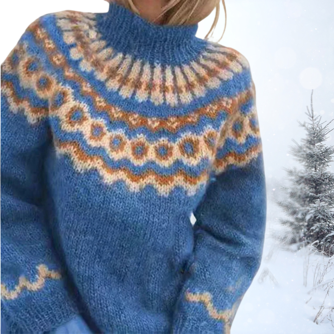 Regina – Bunter Weicher Pullover