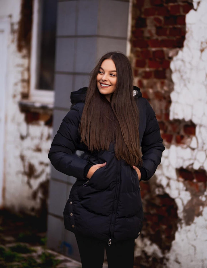 Erika | Warmer Plüschmantel für Frauen