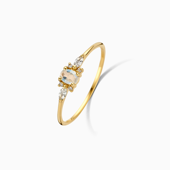 Lioravelle | Violetter Diamantring 18k Gold