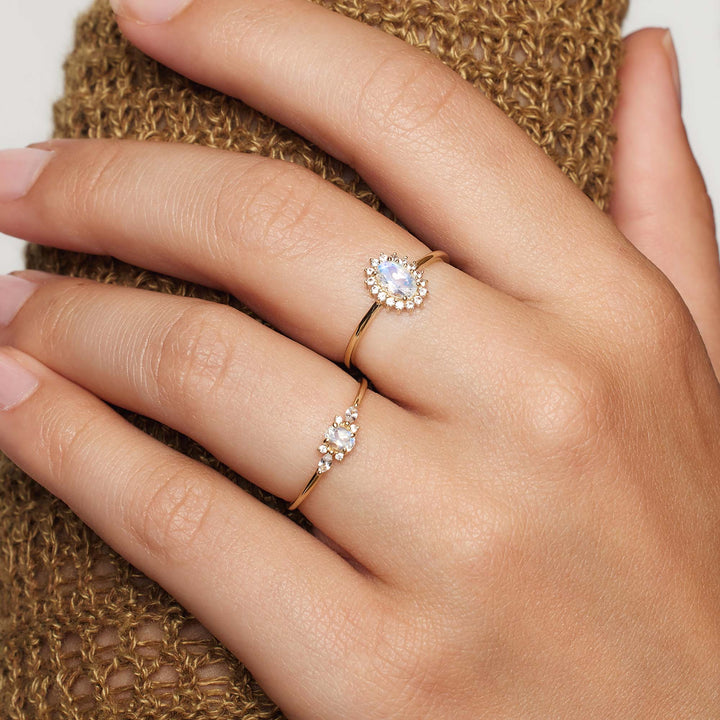 Lioravelle | Violetter Diamantring 18k Gold