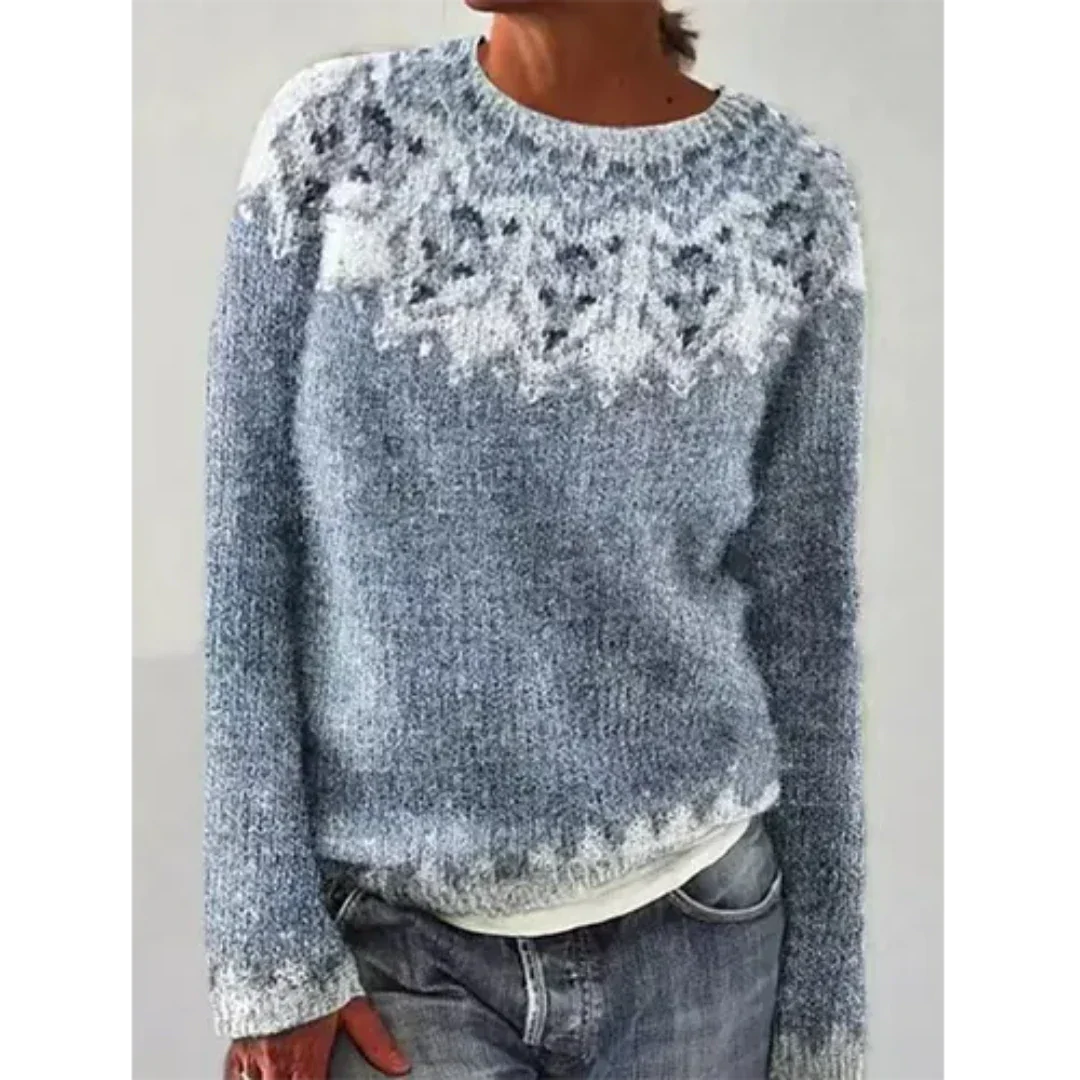 Galileana | Damen Langarm Warme Pullover | Winter