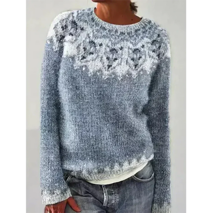 Friederike- Damen warmer Strickpullover