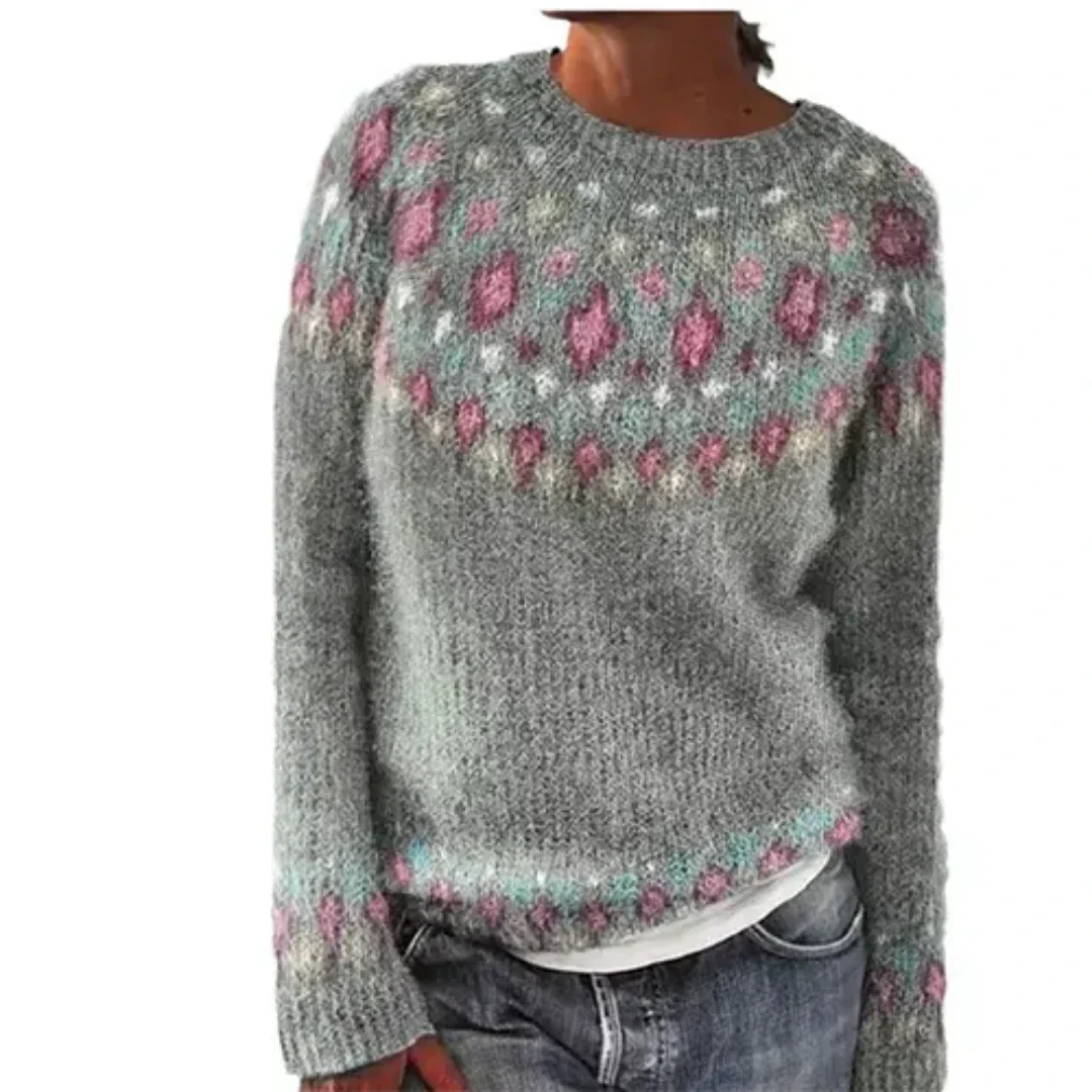 Galileana | Damen Langarm Warme Pullover | Winter