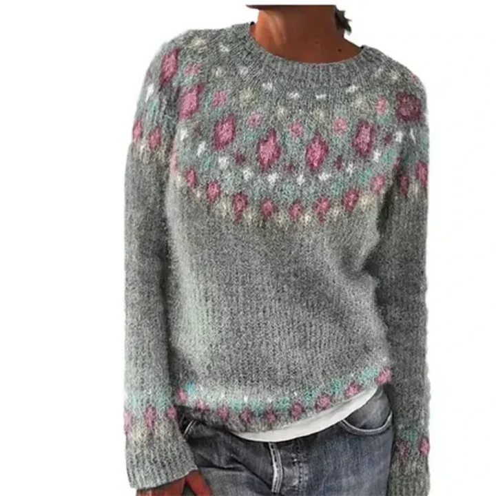Friederike- Damen warmer Strickpullover