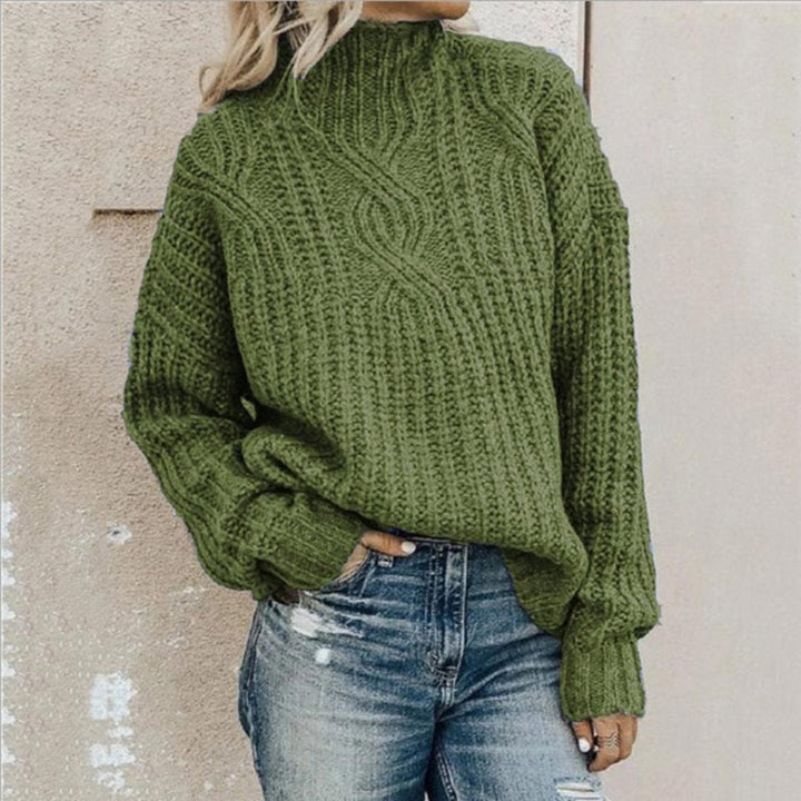 Irisetim | Damen Bequeme Strick Pullover | Warme