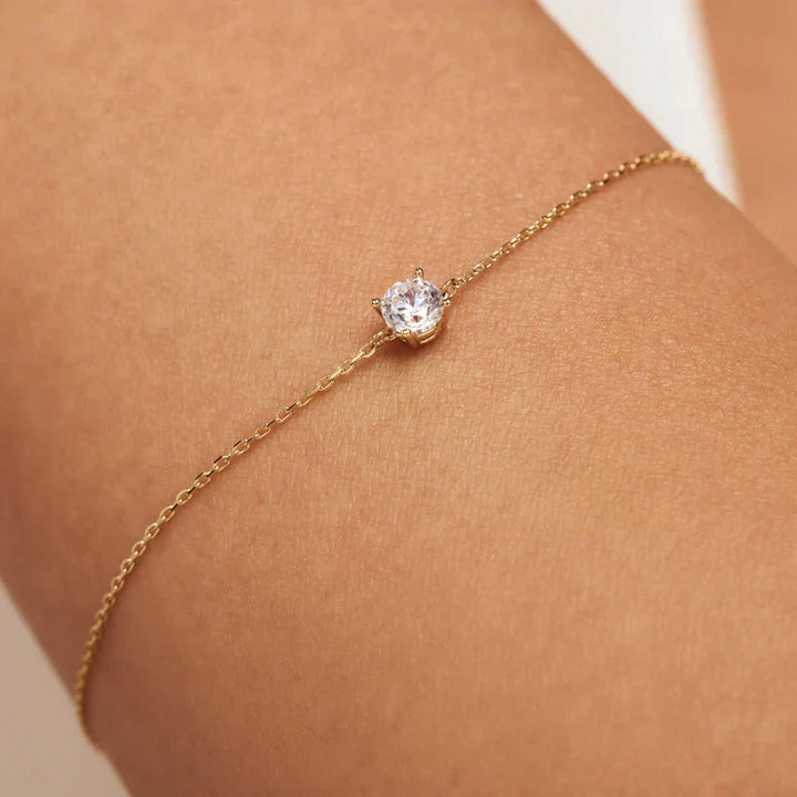 Dalynette | Armband mit Moissanit-Steinen 14k Gold