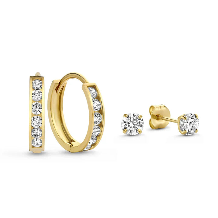 Syrenellee | Ohrringe Set 14k Gold