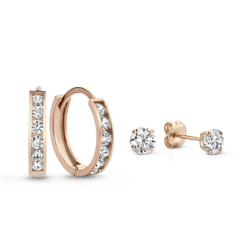 Syrenellee | Ohrringe Set 14k Gold