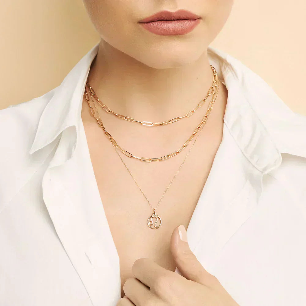 Rosalyette | Sternzeichen Halskette 18k Gold