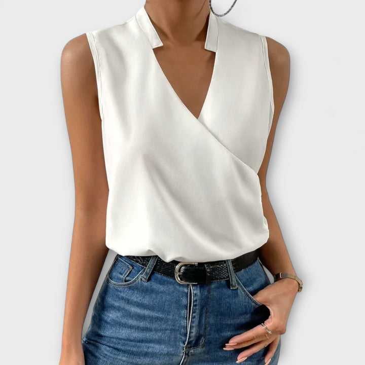 Loretta | Elegantes V-Ausschnitt-Top