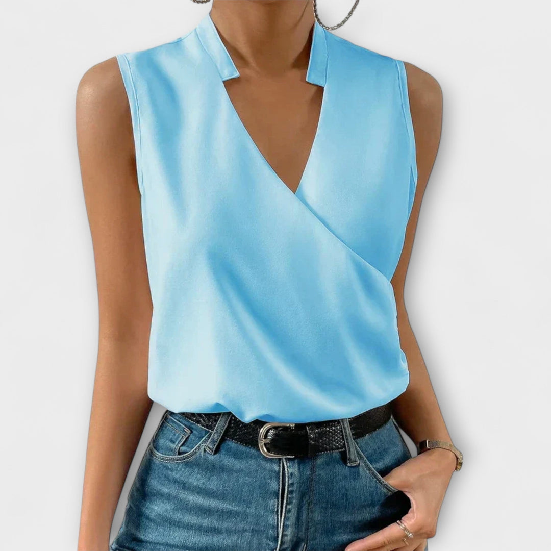 Loretta | Elegantes V-Ausschnitt-Top