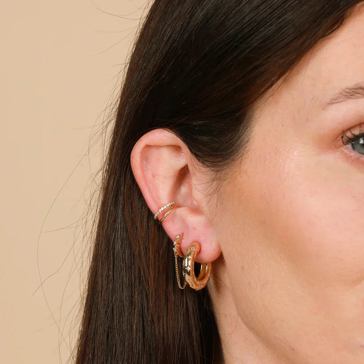 Florenzia | Sternohrringe 18k Gold