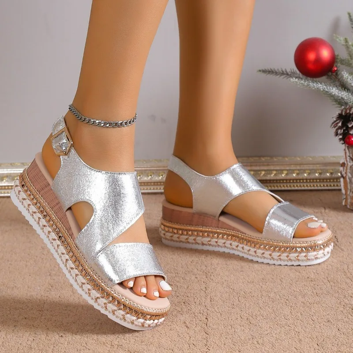 Fara - Glamour Plattform Sandalen