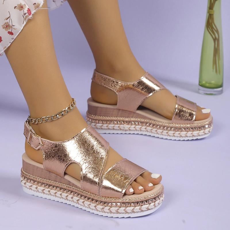 Fara - Glamour Plattform Sandalen