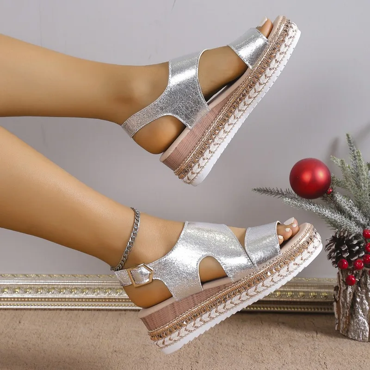 Fara - Glamour Plattform Sandalen