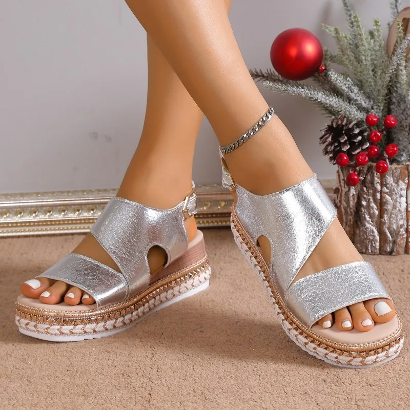 Fara - Glamour Plattform Sandalen