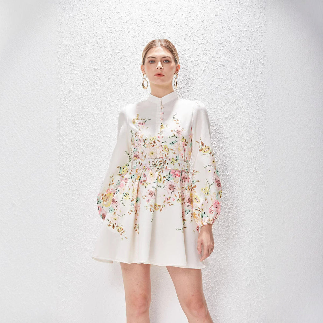 Malinda - Blüten Garten Kleid