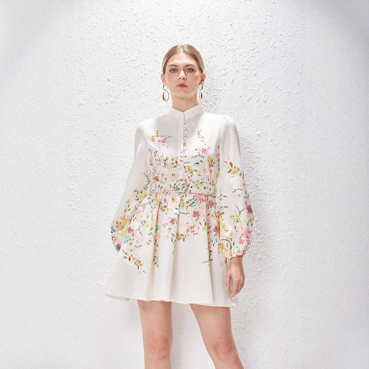 Malinda - Blüten Garten Kleid