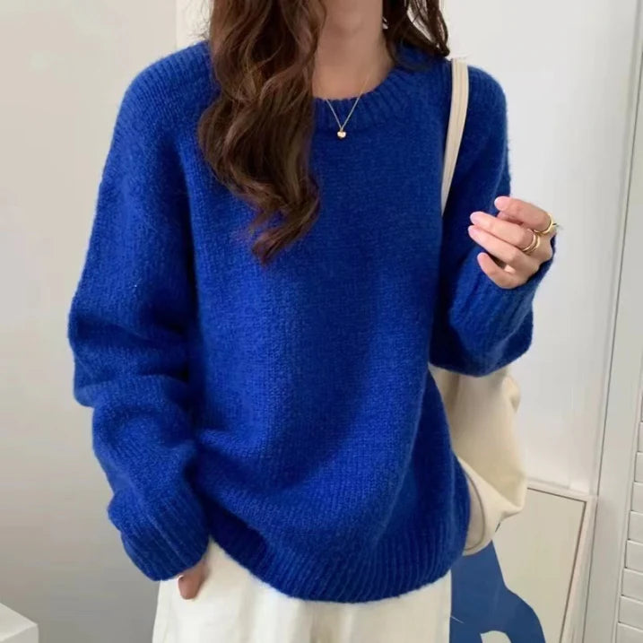 Barbil | Damen Moderne Überdimensionale Pullover | Langarm