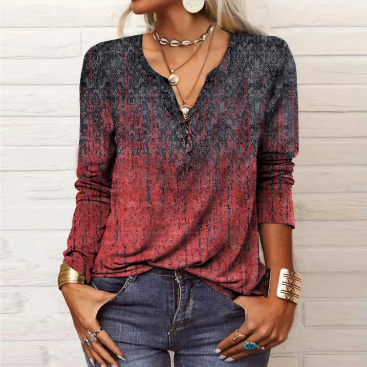 Apollonia | Damen Moderne Bluse | Langarm