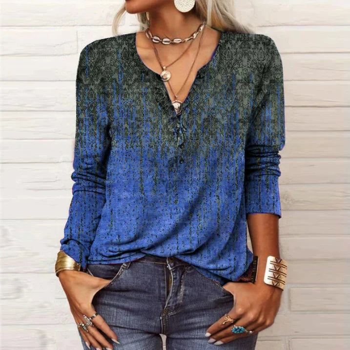 Apollonia | Damen Moderne Bluse | Langarm