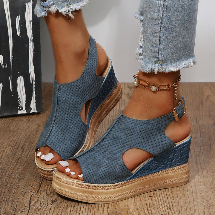 Kelsey - Boho Wedge Sandalen