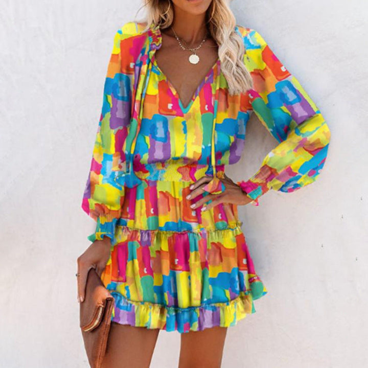 Joselyn - Auffälliges Blumenkleid