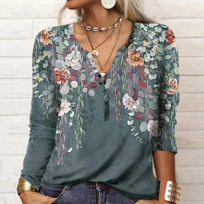 Apollonia | Damen Moderne Bluse | Langarm