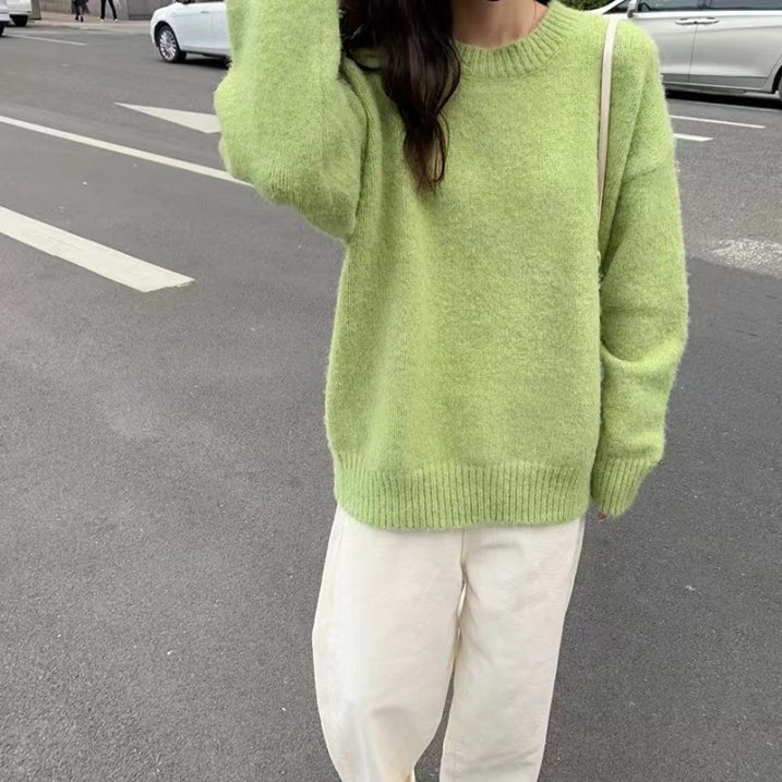 Barbil | Damen Moderne Überdimensionale Pullover | Langarm