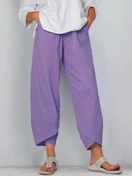 Cinzia | Damenhose aus leichtem und luftigem Material