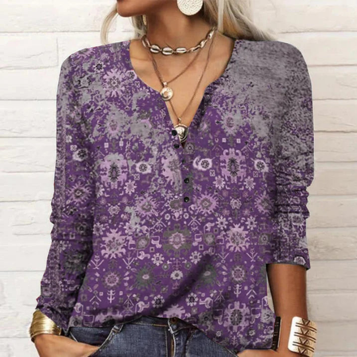 Apollonia | Damen Moderne Bluse | Langarm