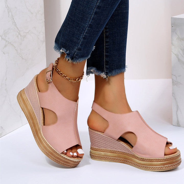 Kelsey - Boho Wedge Sandalen