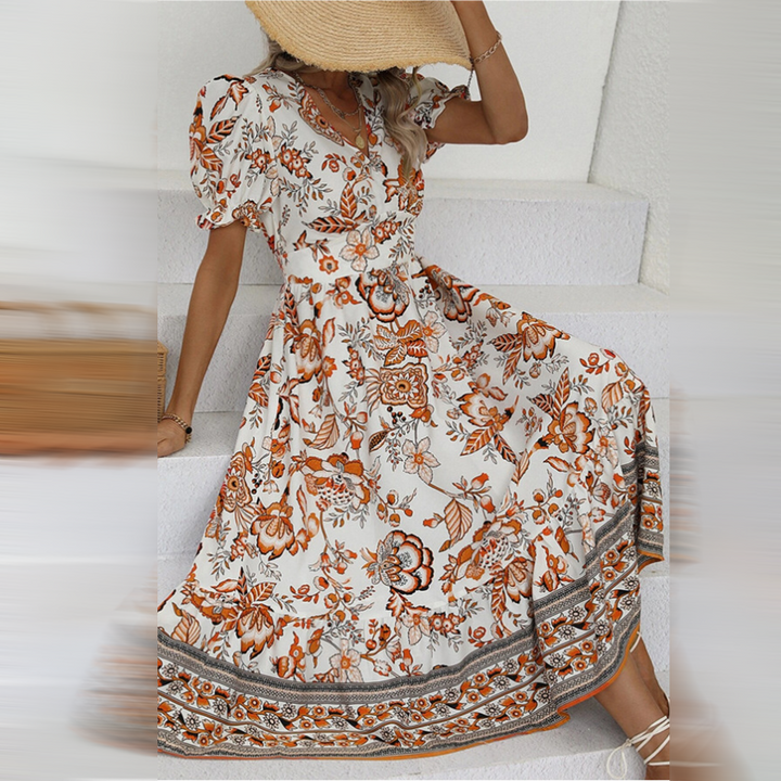 Adella - Florales Serenity Kleid