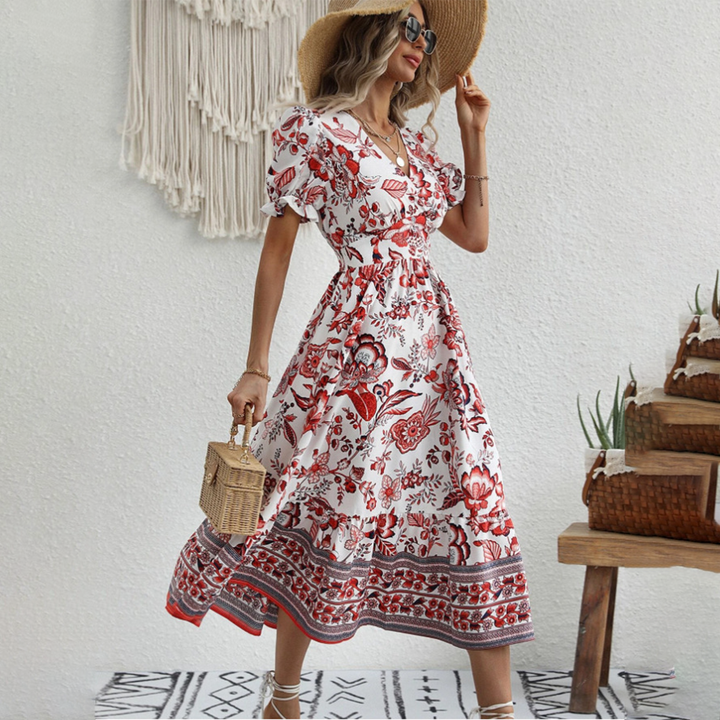 Adella - Florales Serenity Kleid