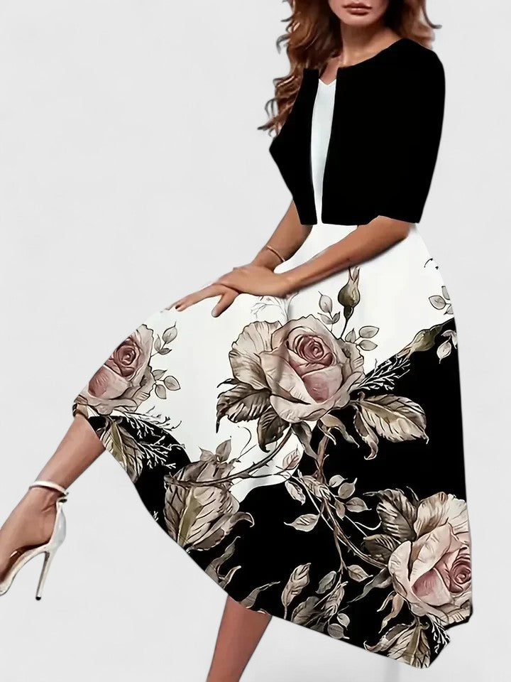 Chantal | Elegantes Midi-Kleid