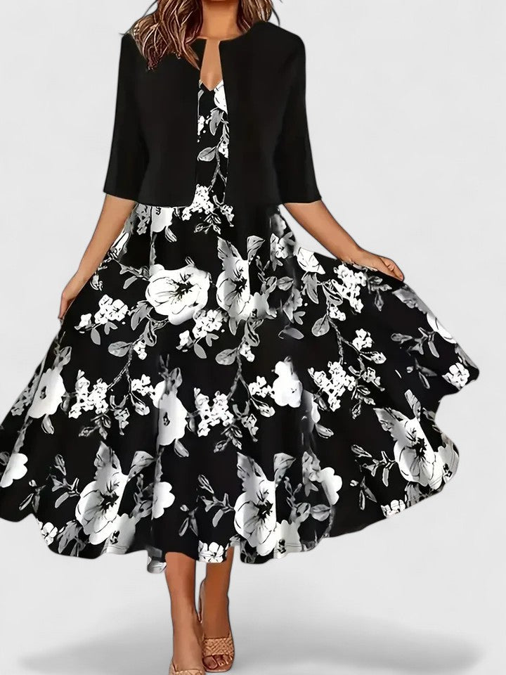 Chantal | Elegantes Midi-Kleid