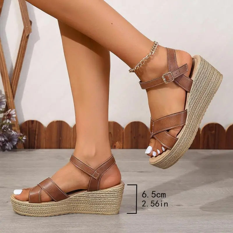 Daphnie - Elegante Keilsandalen