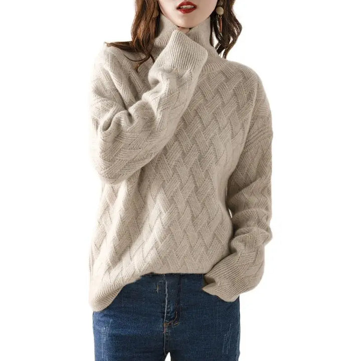Elfriede - Klassischer Rollkragenpullover