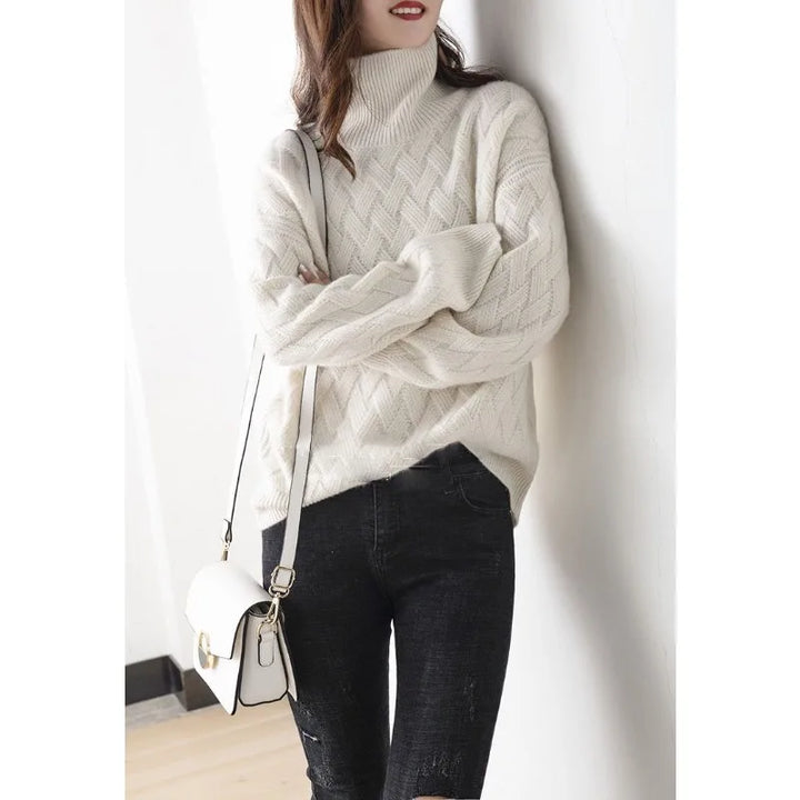 Elfriede - Klassischer Rollkragenpullover