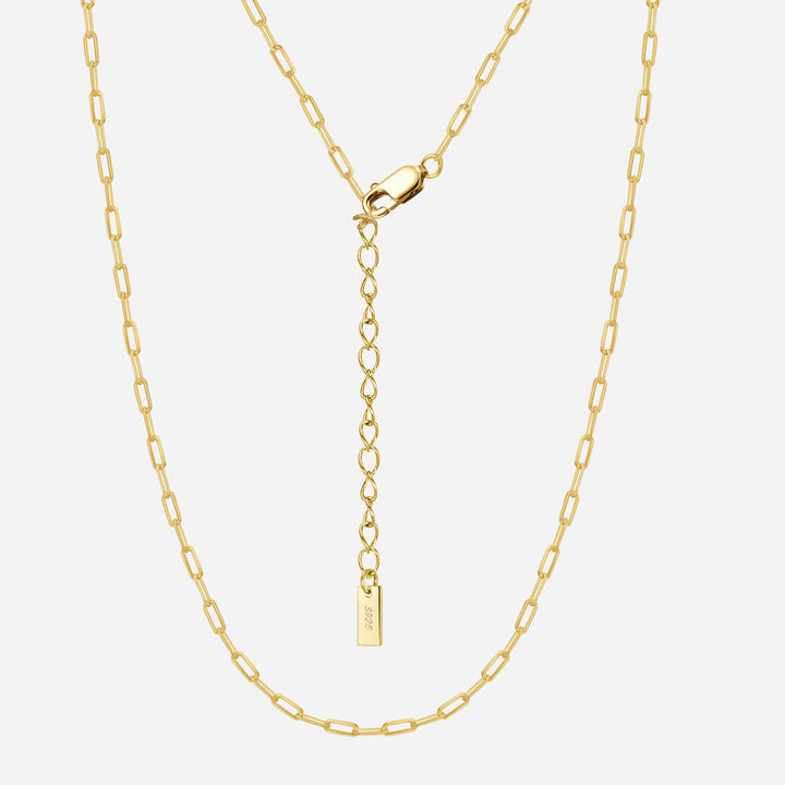 Tiaralynn | Kleine Papier Halskette 18K Gold