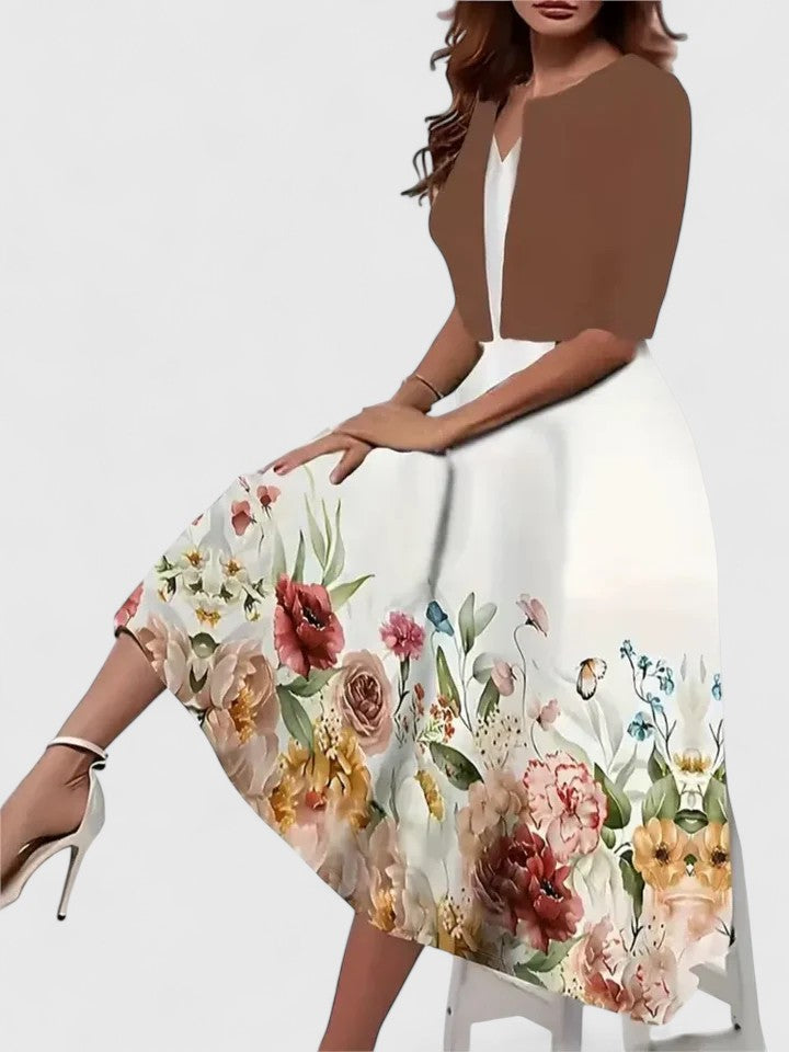 Chantal | Elegantes Midi-Kleid