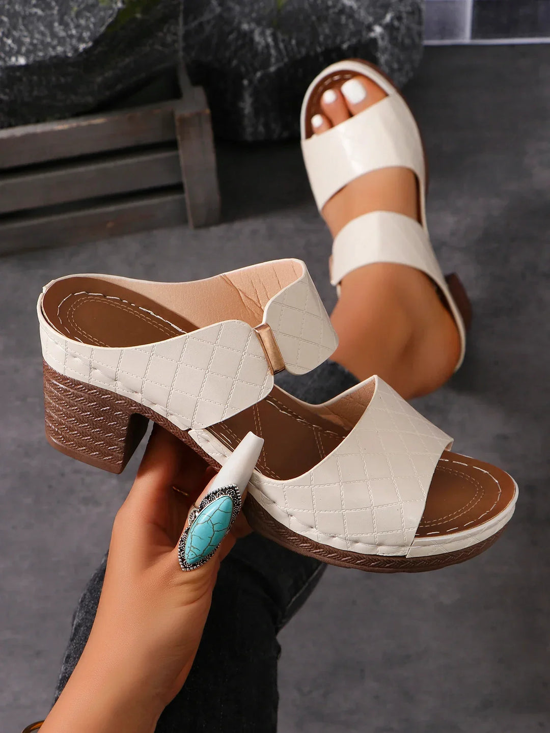 Shara - Vielseitige Blockabsatzsandalen