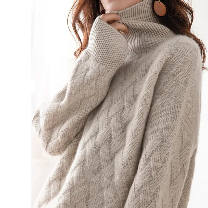 Elfriede - Klassischer Rollkragenpullover