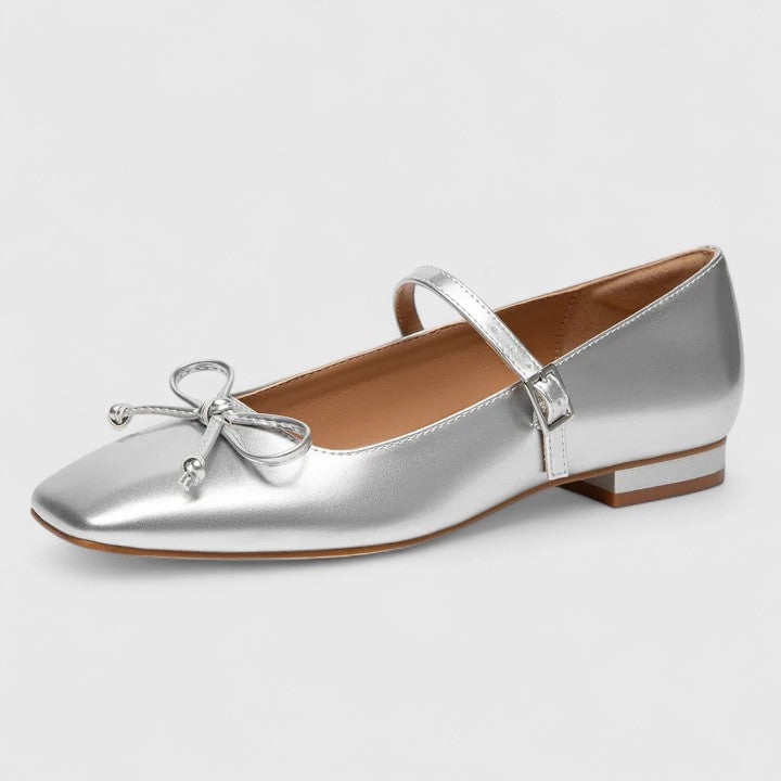 Rozalina | Orthopädische Ballerinas mit quadrater Zehenform