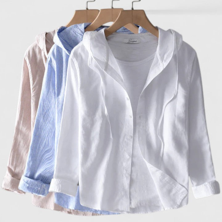 Demi | Elegante Kapuzenbluse